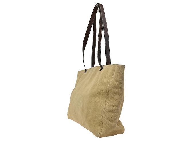 Chanel Vintage Tote aus Canvas - Ansicht 3