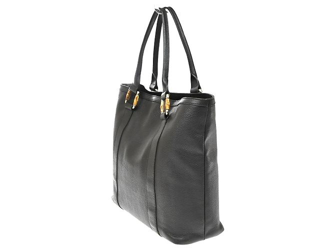 Gucci Bamboo Shopper Leather Large - vista 3