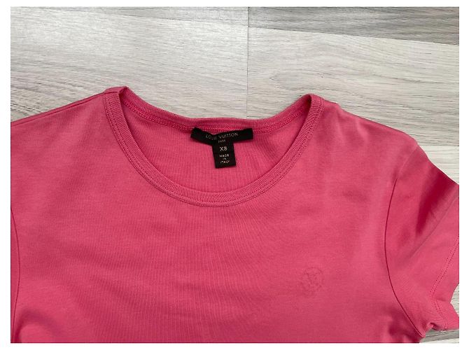 Louis Vuitton Baumwoll-T-Shirt-Kleid Rosa - Ansicht 2