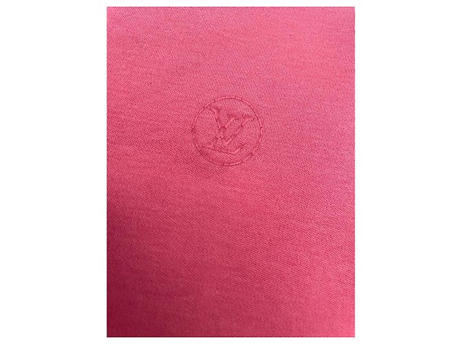 Vestido camiseta de algodón Louis Vuitton Rosa - vista 4