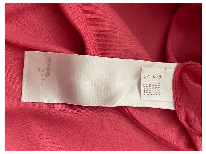 Vestido camiseta de algodón Louis Vuitton Rosa - vista 6