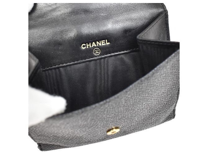 Chanel Vintage Timeless Bifold Caviar Compact - view 6