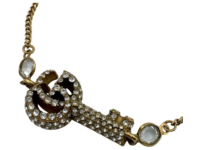 Bracciale con ciondolo motivo Double G e chiave GUCCI - vista 3