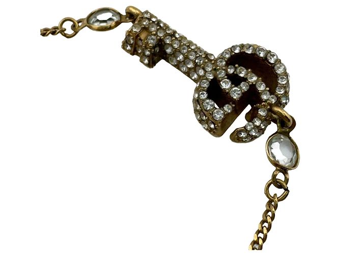 Bracciale con ciondolo motivo Double G e chiave GUCCI - vista 4