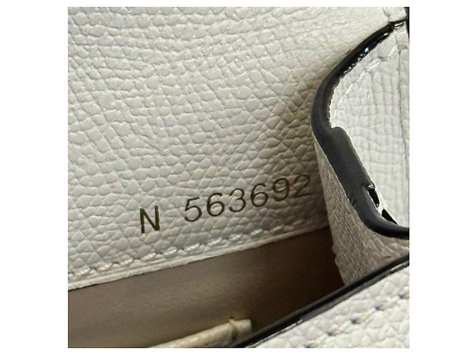 Bolso bandolera Valextra de piel en blanco - vista 13
