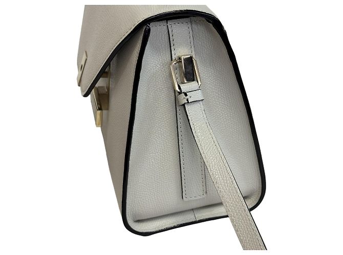 Bolso bandolera Valextra de piel en blanco - vista 15
