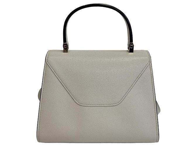 Bolso bandolera Valextra de piel en blanco - vista 2