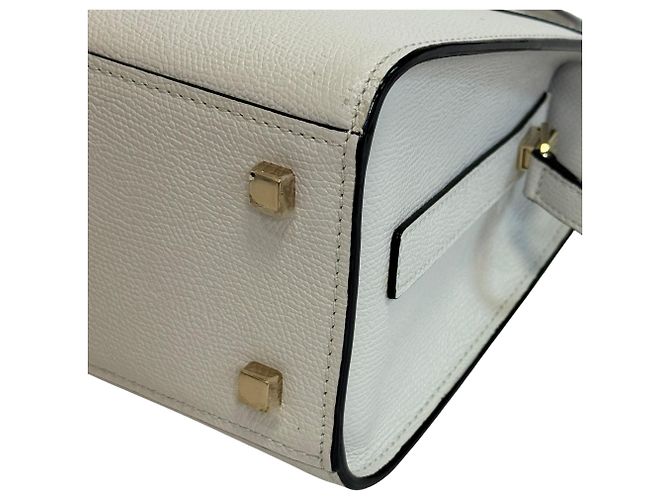 Bolso bandolera Valextra de piel en blanco - vista 4