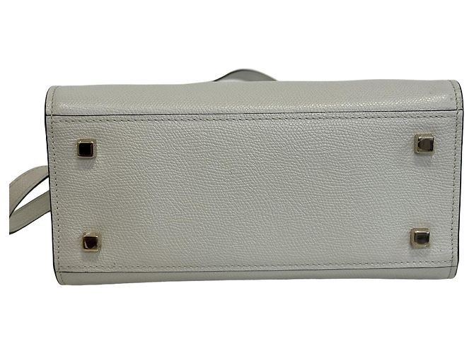 Bolso bandolera Valextra de piel en blanco - vista 5