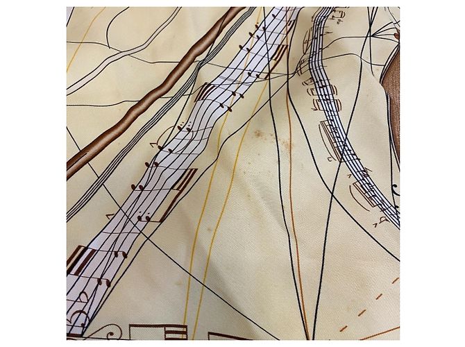 Hermès Foulard di seta HERMES La Musique des Sphéres - vista 10