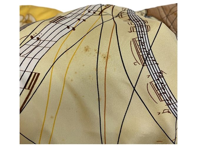 Hermès Foulard di seta HERMES La Musique des Sphéres - vista 12
