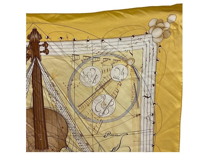 Hermès Foulard di seta HERMES La Musique des Sphéres - vista 3