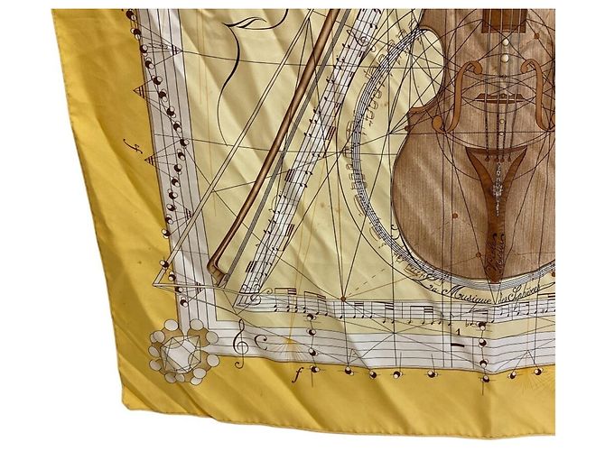 Hermès Foulard di seta HERMES La Musique des Sphéres - vista 5