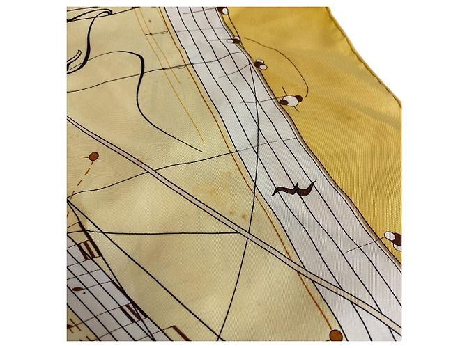 Hermès Foulard di seta HERMES La Musique des Sphéres - vista 7