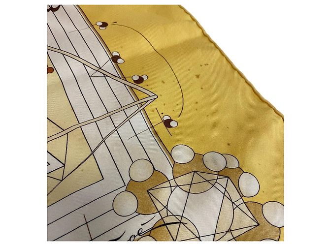 Hermès Foulard di seta HERMES La Musique des Sphéres - vista 8