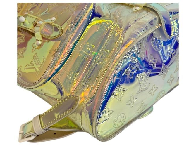 Zaino Louis Vuitton in PVC trasparente - vista 3