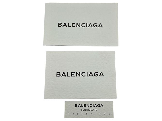 Balenciaga Red Leather Tri-Fold Wallet - view 13