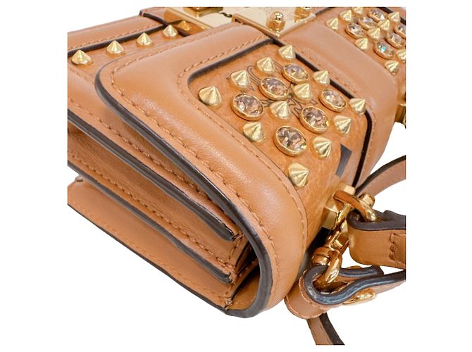 Bolso de hombro de cuero MCM Visetos Monogram - vista 5