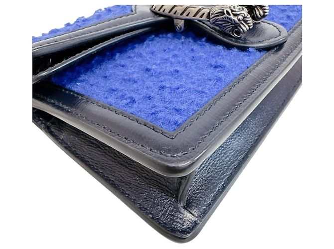 Bolsa de Ombro com Corrente Gucci 476432 Dionysus em Lã e Couro - vista 4