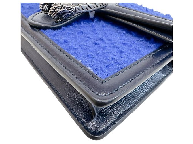 Bolsa de Ombro com Corrente Gucci 476432 Dionysus em Lã e Couro - vista 5