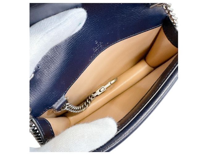 Bolsa de Ombro com Corrente Gucci 476432 Dionysus em Lã e Couro - vista 7