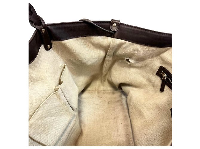 GUCCI Shopper aus Canvas und Leder - Ansicht 11