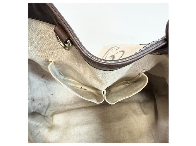GUCCI Shopper aus Canvas und Leder - Ansicht 13