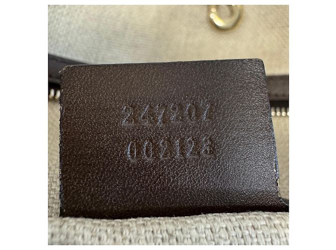 GUCCI Shopper aus Canvas und Leder - Ansicht 16