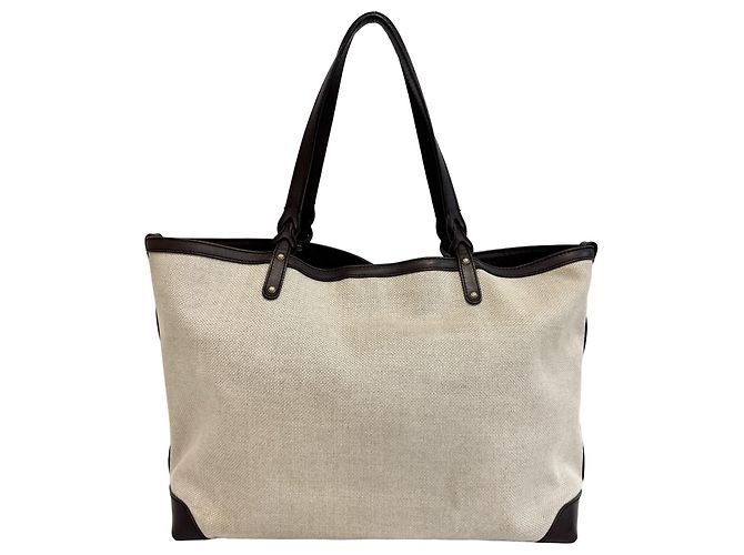 GUCCI Shopper aus Canvas und Leder - Ansicht 2