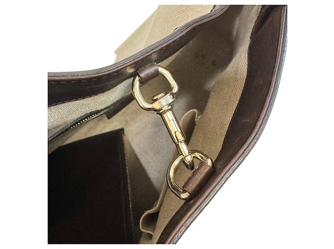 GUCCI Shopper aus Canvas und Leder - Ansicht 9