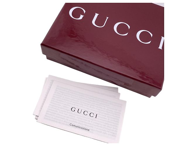 Portafoglio bi-fold Gucci Gray GG Supreme - vista 12