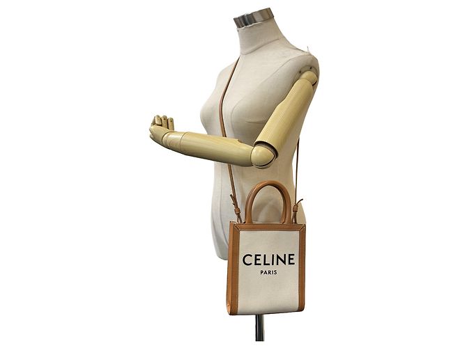 Céline Bolso de hombro Celine Mini Vertical Cabas - vista 16
