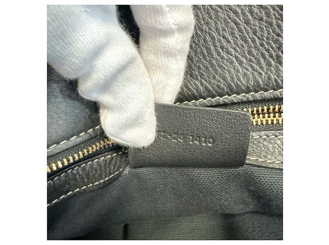 Borsa Tote Salvatore Ferragamo in pelle nera - vista 13