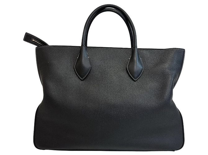Borsa Tote Salvatore Ferragamo in pelle nera - vista 2