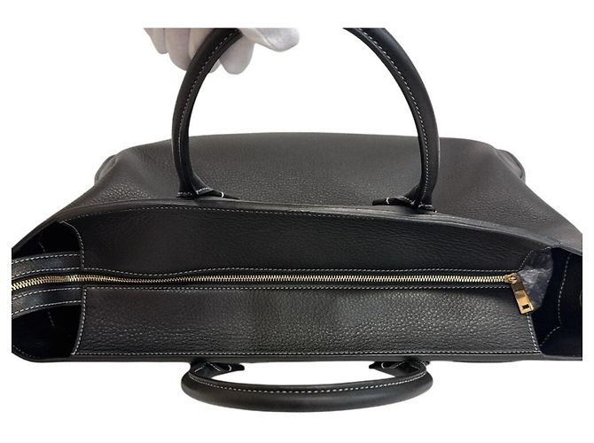 Borsa Tote Salvatore Ferragamo in pelle nera - vista 7