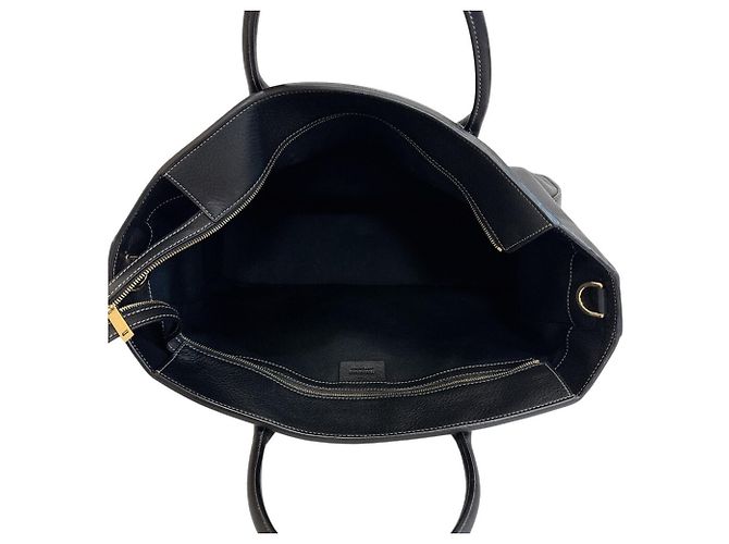 Borsa Tote Salvatore Ferragamo in pelle nera - vista 8