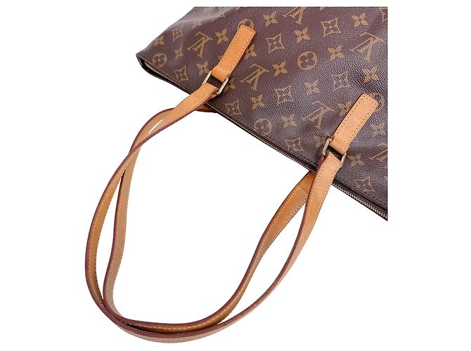 Saco Louis Vuitton Cabas Mezzo M51151 Monogram em couro - vista 3