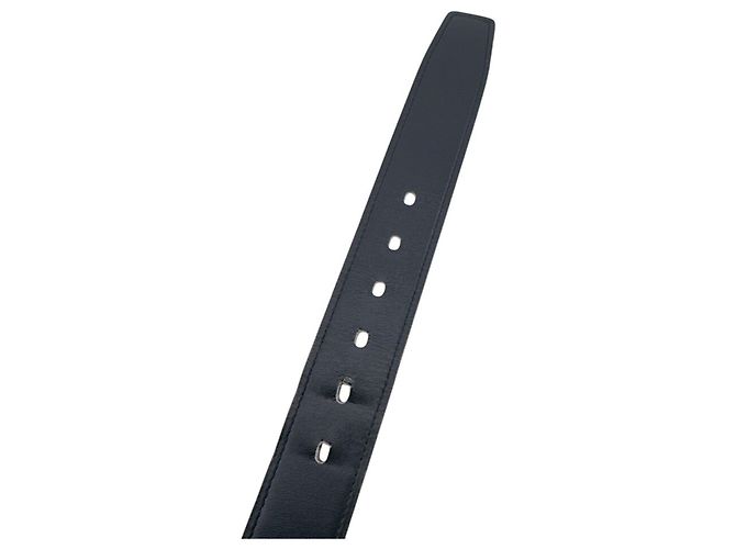 Hermès Api Gürtel 90 Schwarz Leder - Ansicht 7