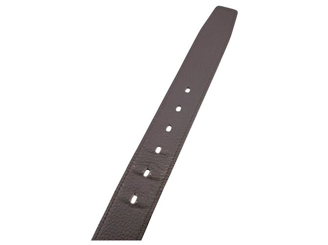 Hermès Api Gürtel 90 Schwarz Leder - Ansicht 8