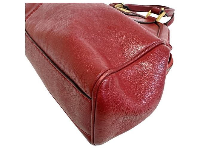 Borsa Gucci Liber Medium - Pelle rossa - vista 5