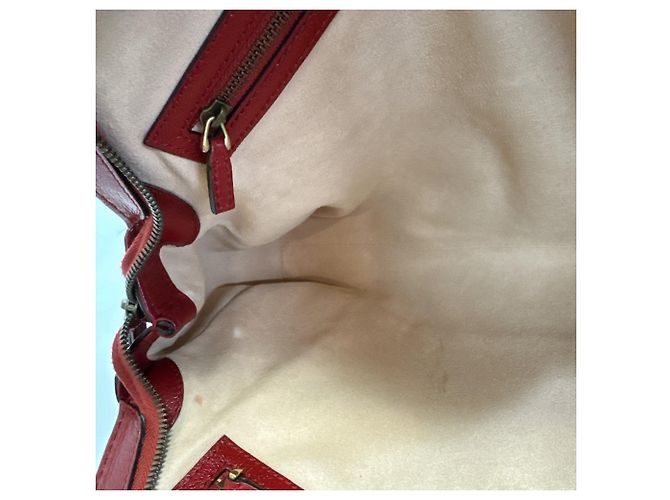 Borsa Gucci Liber Medium - Pelle rossa - vista 7