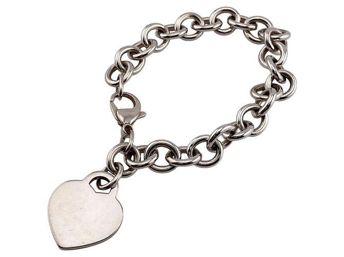 Autre Marque Bracciale con charm Tiffany Return to in argento sterling - vista 5
