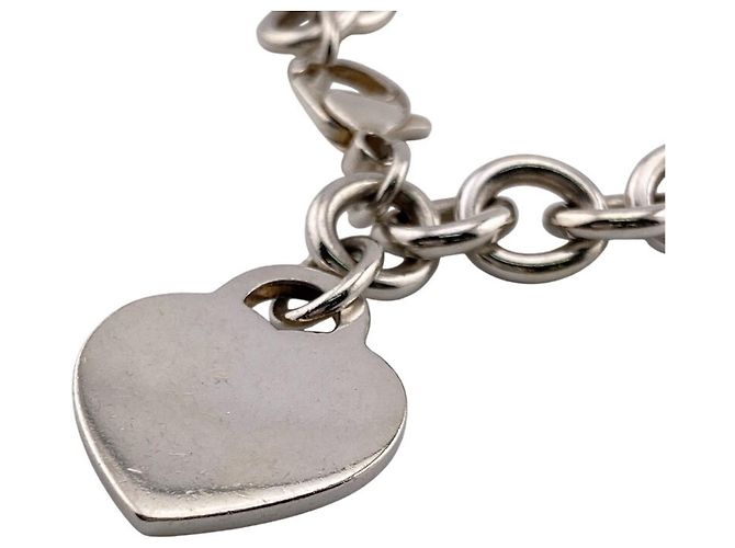 Autre Marque Bracciale con charm Tiffany Return to in argento sterling - vista 6
