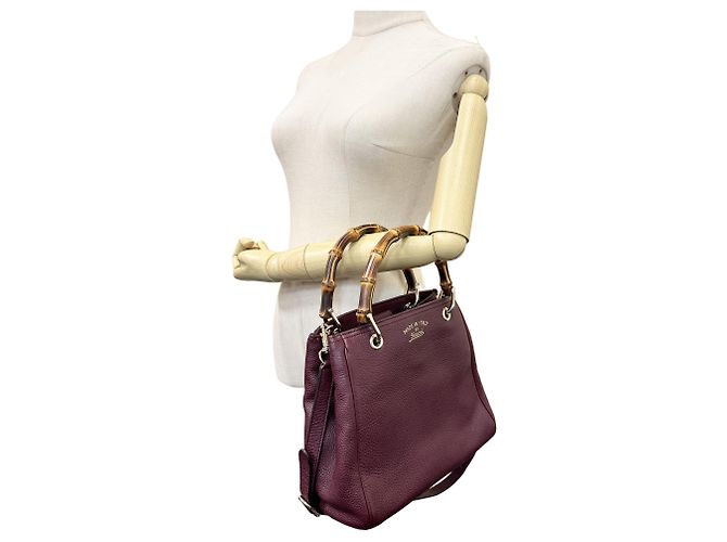 Borsa a mano Gucci 336032 Bamboo Shopper - vista 15