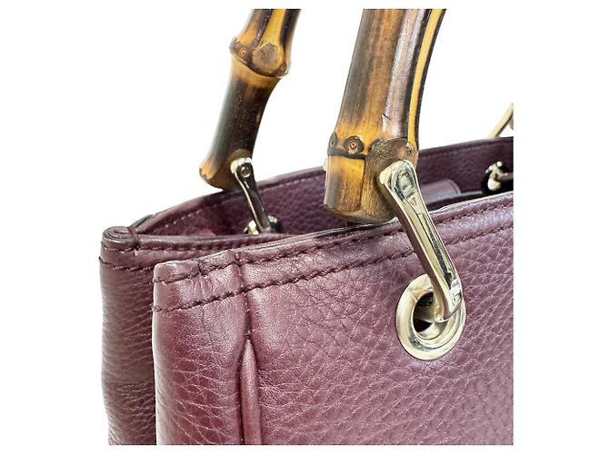 Borsa a mano Gucci 336032 Bamboo Shopper - vista 5