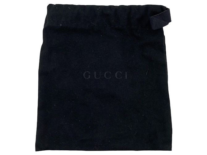 Portafoglio bi-fold Gucci in pelle nera - vista 10