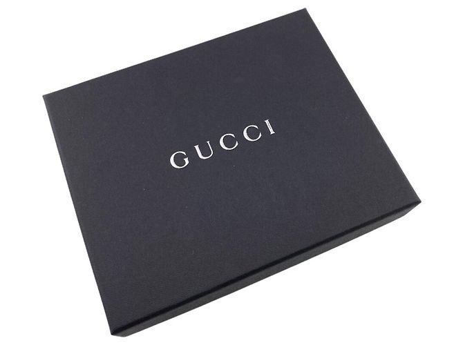 Portafoglio bi-fold Gucci in pelle nera - vista 11