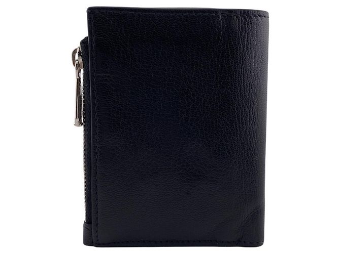 Portafoglio bi-fold Gucci in pelle nera - vista 2