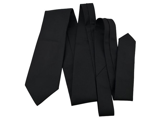 Cravatta Prada in Re-Nylon nero - vista 10
