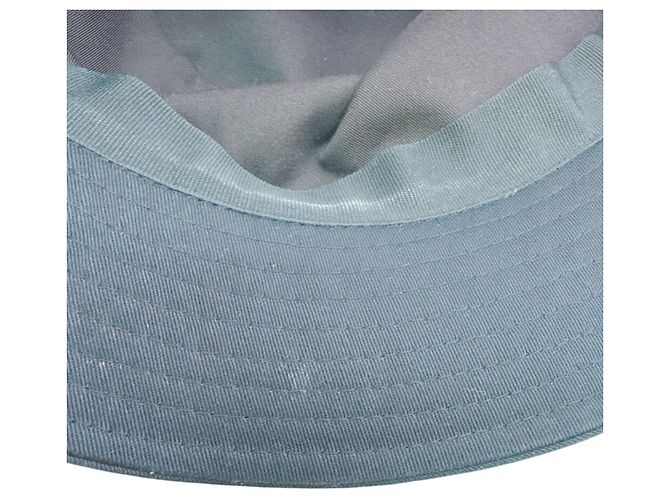 Céline Chapéu Bucket Celine em algodão preto - vista 8